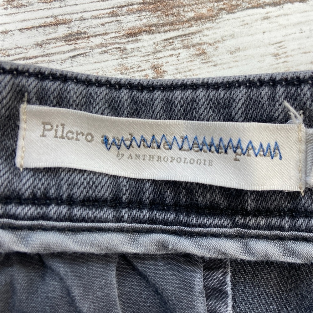 Anthropologie Pilcro Ultra High-Rise Pleated Straight Jeans sz 10 EUC - Picture 7 of 10